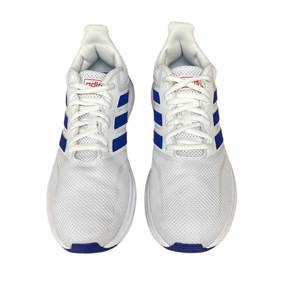 Adidas Runfalcon Men's Running Athletic Shoes White/Blue/Gray EF0148 Size 7 EUC - Picture 4 of 11